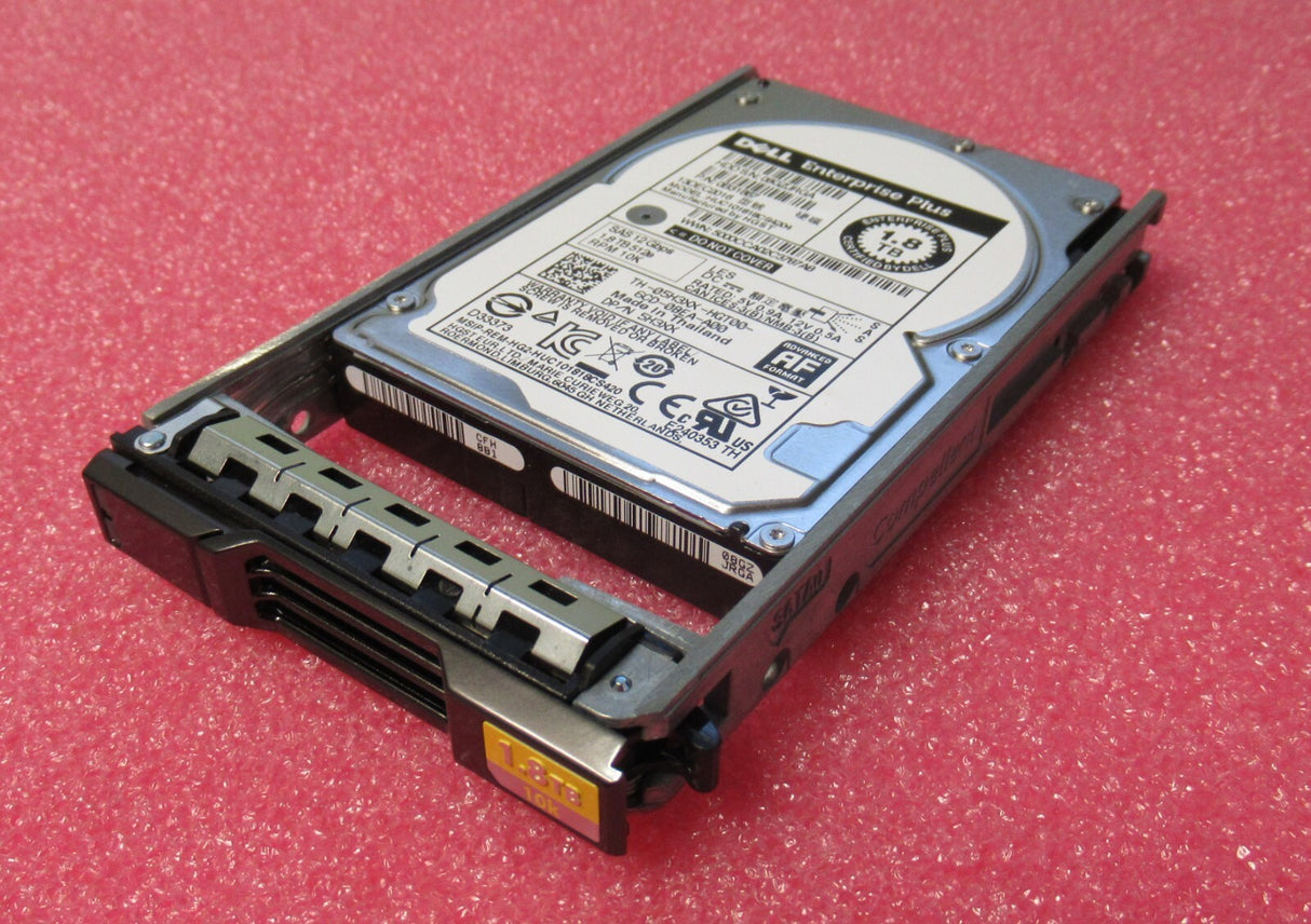 Dell Compellent 1.8TB 10k SAS 2.5" 12G 512e Enterprise Plus Hard Drive HDD 5H3XX