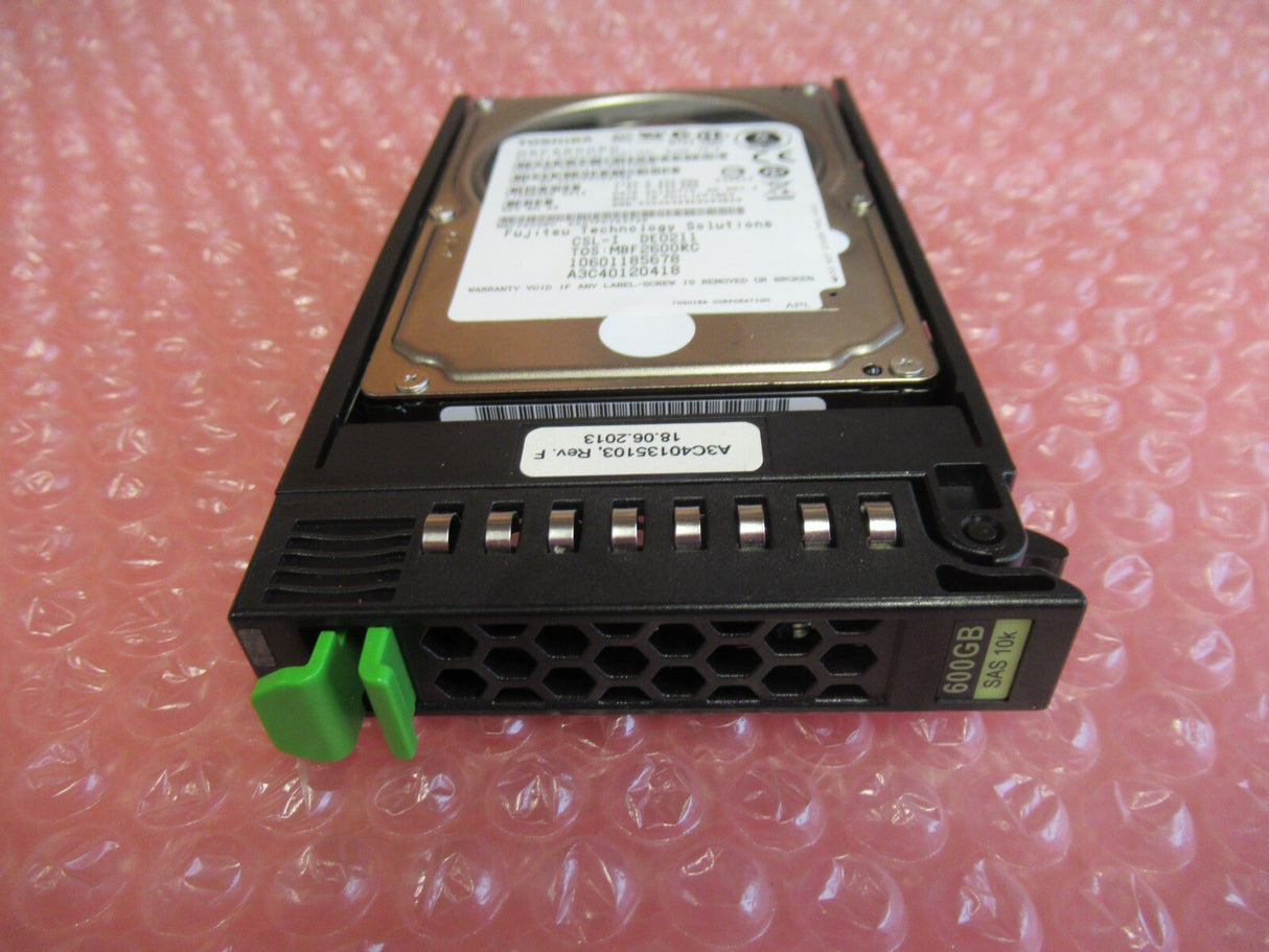 Fujitsu CA07173-B40700FS A3C40120418 Enterprise 600GB 10000RPM SAS 16MB 2.5" HDD