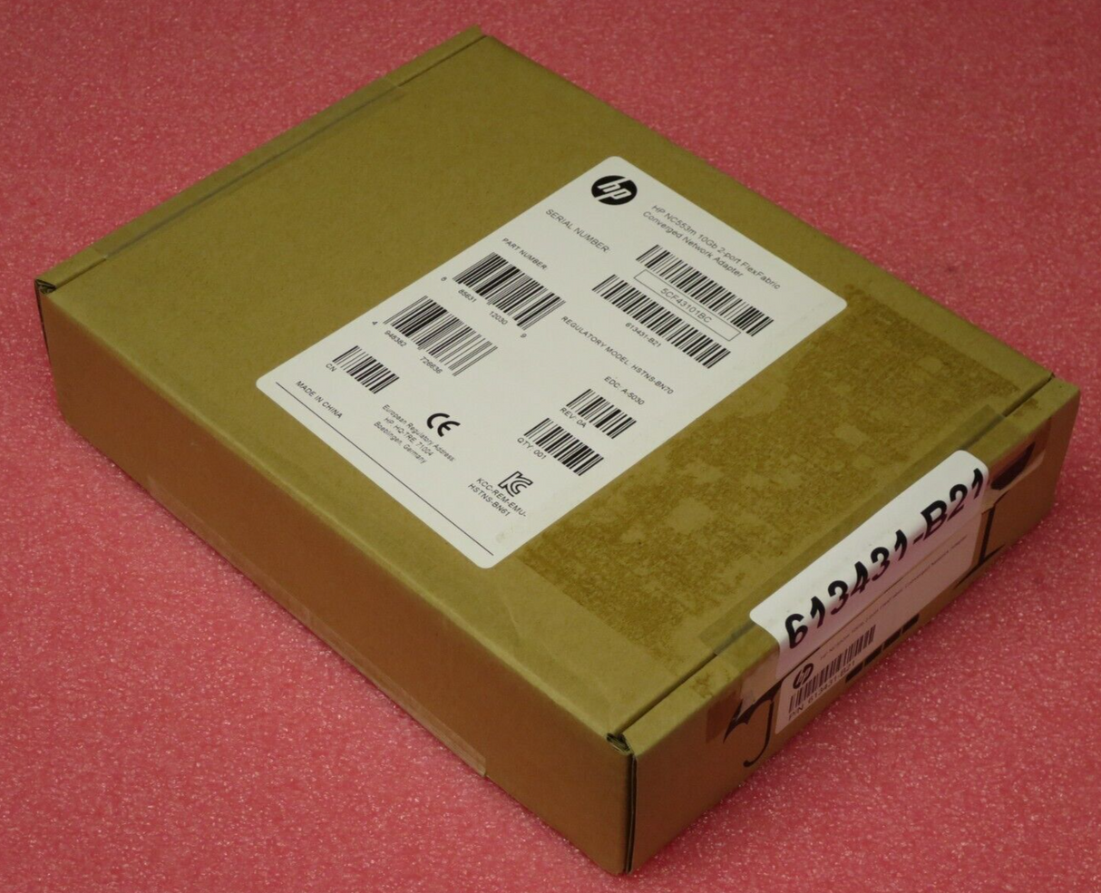 NEW HP NC553M Dual Port 10Gbs FlexFabric Mezzanine Adapter 617727-001 613431-B21