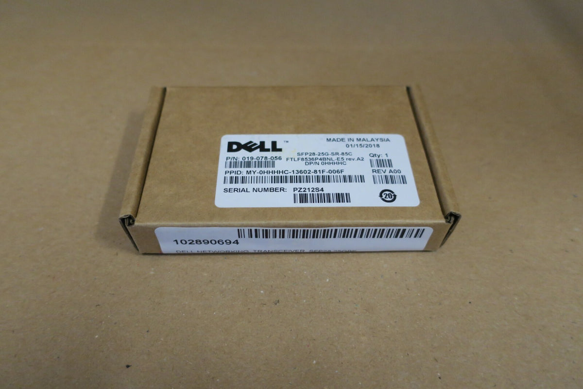 NEW DELL GBIC Module 25Gbps SR SW SFP28 HHHHC SFP28-25G-SR-85C LC 850nm SFP