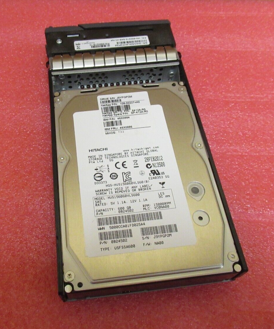 Hitachi HUS156060VLS600 0B24502 Ultrastar 15K600 600GB 15000RPM 3.5" Hard Drive