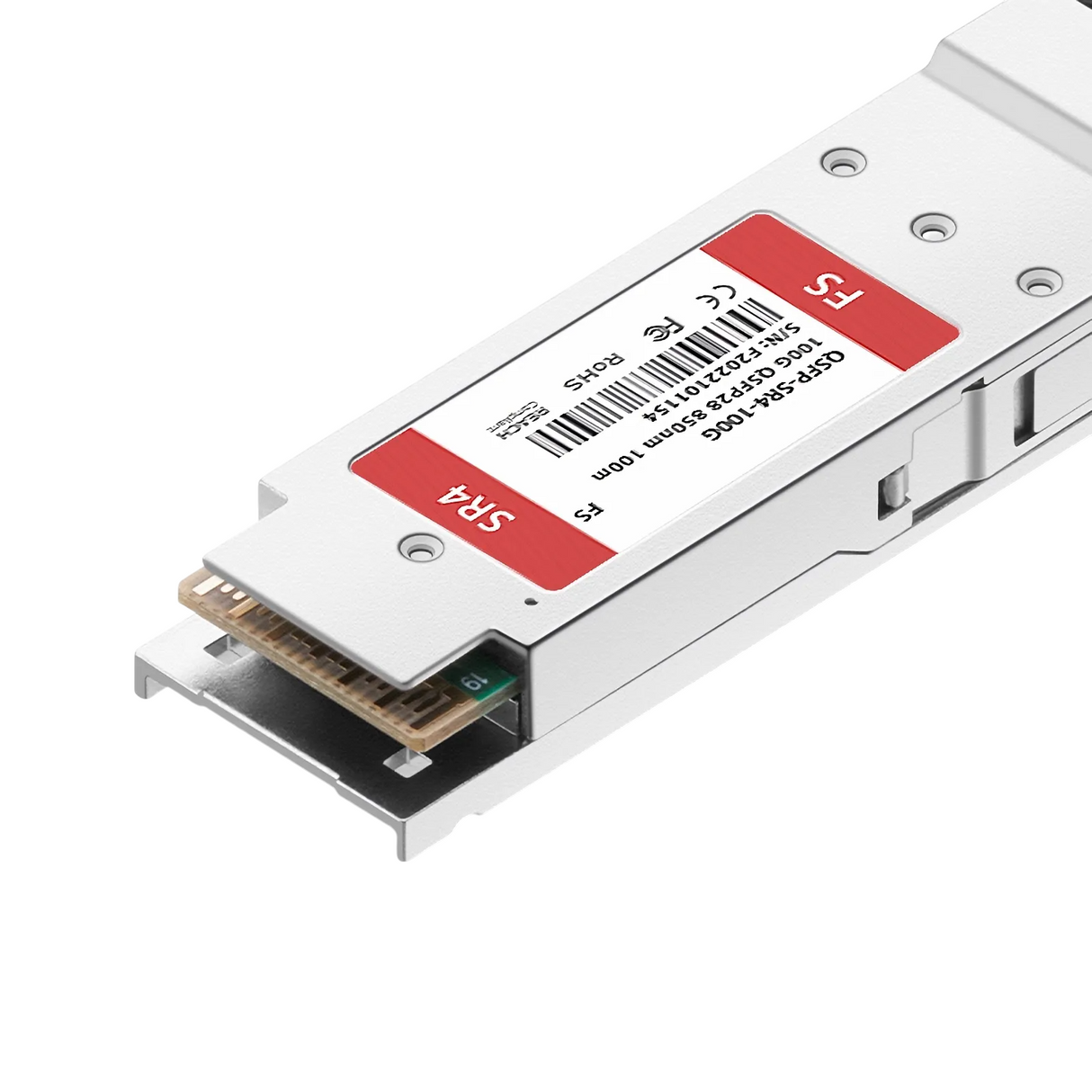 FS 100GbE QSFP28 SR4 850nm MPO MMF Optical Transceiver QSFP28-SR4-100G