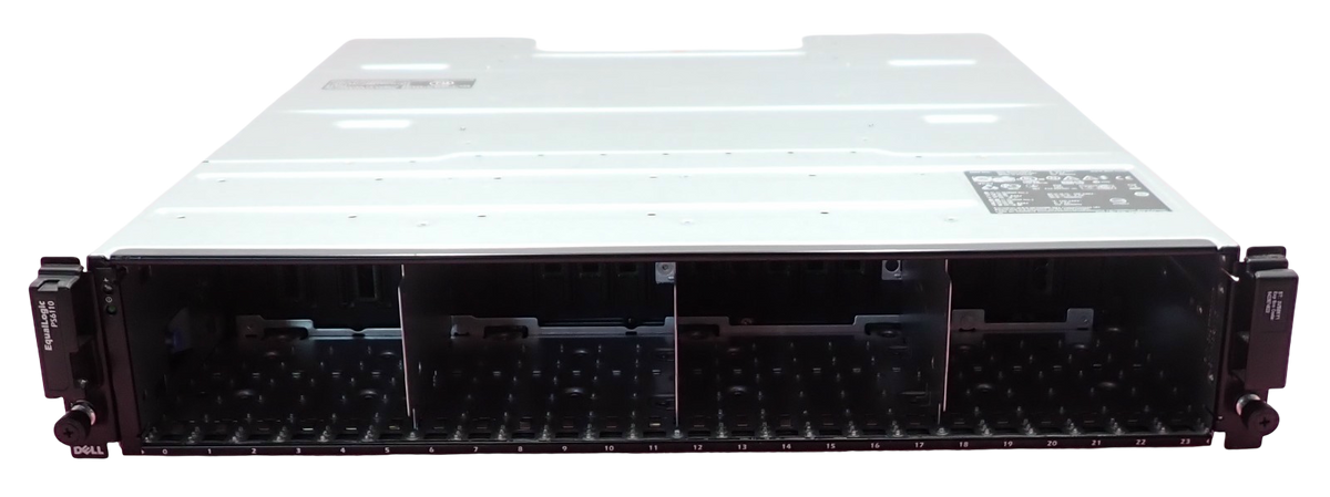Dell EqualLogic PS6110 Storage Array 24x 2.5" Bay 2x Type 14 Controllers 2x PSU