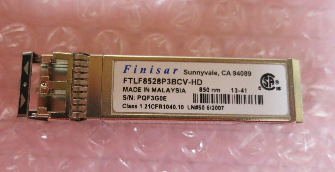 4 x Finisar FTLF8528P3BCV-HD 8G FC 850nm 150m SFP+ Optical Transceiver Module