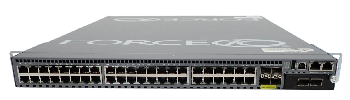 Force10 S60-01-GE-44T-AC S60 44x 1G RJ45 + 4x 1G SFP F2B Switch + S60-10GE-2SFP+