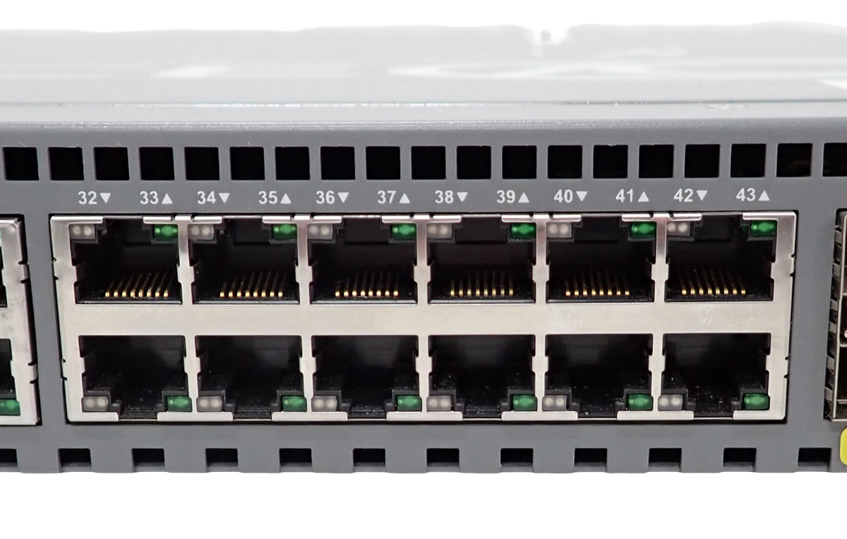 Force10 S60-01-GE-44T-AC S60 44x 1G RJ45 + 4x 1G SFP F2B Switch + S60-10GE-2SFP+