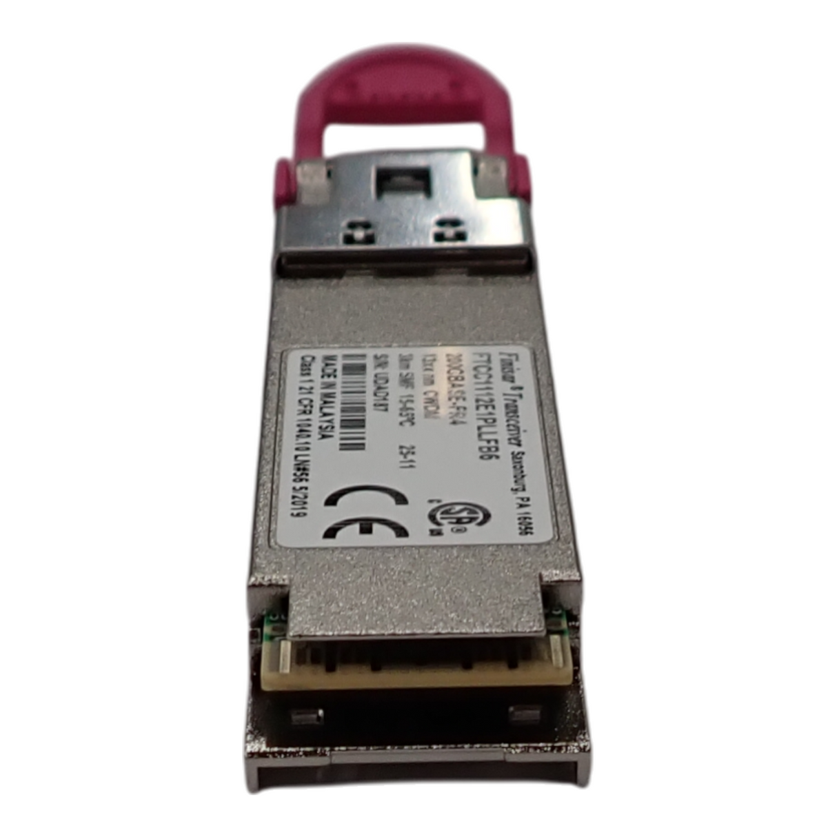 Finisar 200GBASE-FR4 QSFP56 SMF 13xxnm 3KM Transceiver Module FTCC1112E1PLLFB6