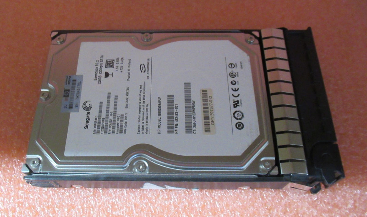 HP 459318-001 458926-B21 250GB 7200RPM SATA 3Gbps Hot Swap 3.5" Internal HDD