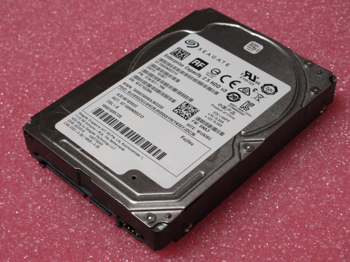 Fujitsu 1TB 7.2K 2.5" 6G SATA A3C40185922 Seagate ST1000NX0313 HDD 10601895728