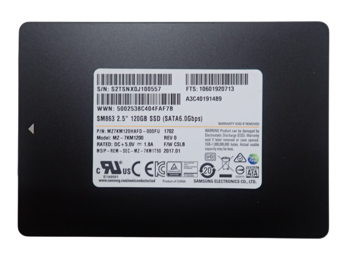 Fujitsu 120GB 2.5" 6G SATA SFF Solid State Drive SSD A3C40191489 10601920713