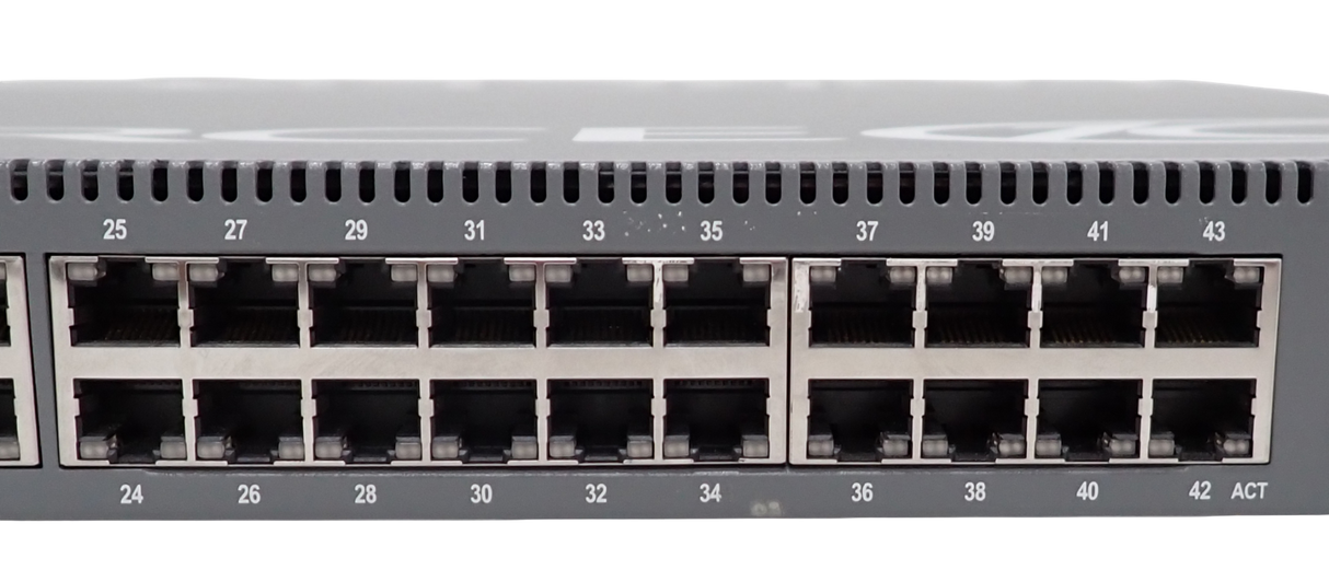 Force10 S55-01-GE-44T S55T 44x 1G RJ45 4x 1G SFP F2B Switch OS8 + S55-10GE-2SFP+