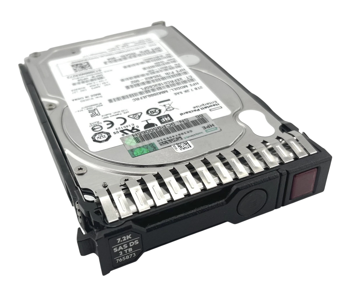 HP Proliant 2TB 7.2K SAS 12G 2.5" Hot-Plug Hard Drive HDD 765873-001 765466-B21