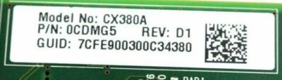 Dell Mellanox CX380A ConnectX-3 QDR 40Gb/s Dual Port InfiniBand Mezzanine CDMG5