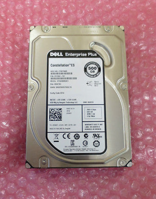 Dell EqualLogic 500GB 7.2K SAS 6G 3.5" HDD ST500NM0001 9YZ262-157 F98GY