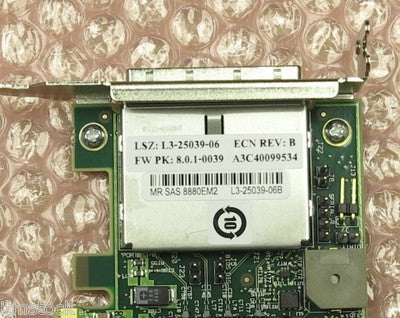 Fujitsu LSI 8880EM2 8-Port SAS External RAID Controller L3-25039-06 A3C40099534