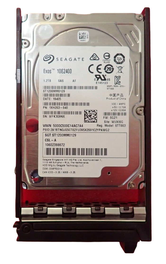 Fujitsu 1.2TB 10K 2.5" SAS 12G 512E Hot-Plug Hard Drive HDD S26361-F5730-L112