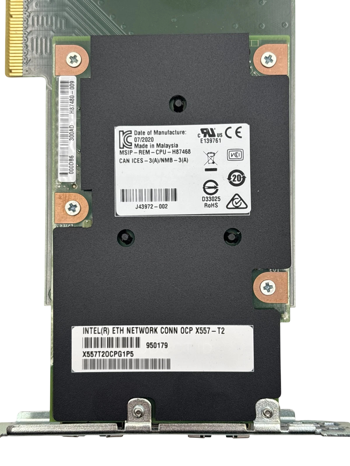 Fujitsu X557-T2 OCP 2-Port 10Gb Network Mezzanine Card + D3482-A10GS1 Mount