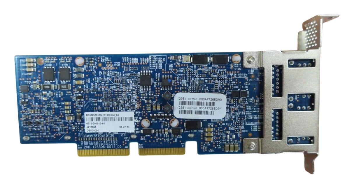 IBM Broadcom NetXtreme II 2-Port 10G Base-T Copper 10GB 10GB Exlom ML2 94Y5232