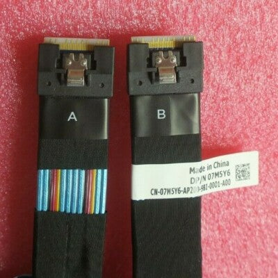 New Dell EMC PowerEdge R740xd 24B Server SSD NVMe PCIe Extender Card Cable 7M5Y6