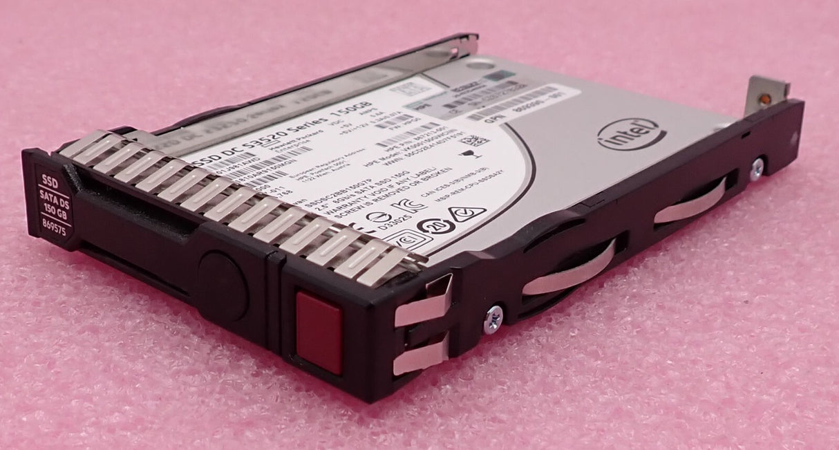 HP 150GB SATA 6G 2.5" RI Enterprise SSD 869575-001 869374-B21 In G8 G9 G10 Caddy