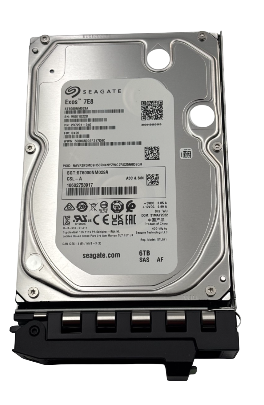 Fujitsu 6TB 7.2K SAS 12G 512E 3.5 Hot-Plug HDD ST6000NM029A S26361-F5909-L600