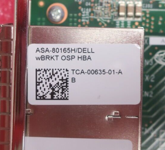 Dell ASA-80165H Quad-Port External Mini SAS HD 12Gb/s Host Bus Adapter HBA 89R7R