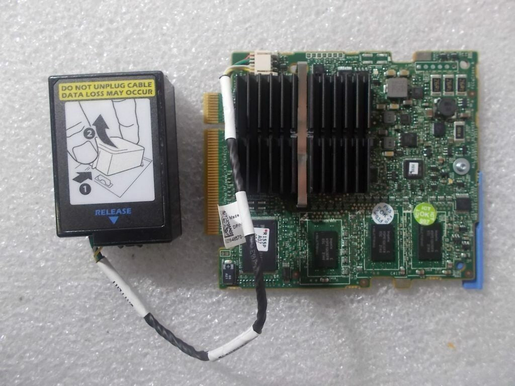 Dell PERC H700 6/I SAS 6G 512MB Modular RAID Controller 1PPY7 With Battery X463J