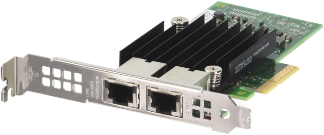 Dell Intel X550-T2 2-Port 10Gb RJ45 10GBASE-T PCIe Network Adapter FH 4V7G2 10GB