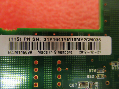 IBM 31P1641 X3550 4-Port 8GB Ethernet PCI-E x8 Network Adapter 4x 8GB SFP