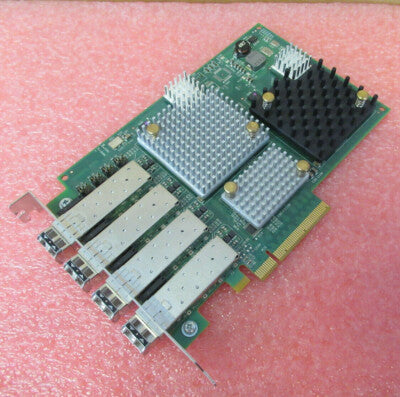 Emulex P003798-01B Quad Port 8Gb PCI-E Fibre Channel HBA Card + 4x SFP