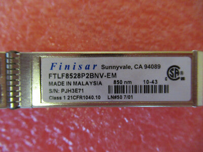 Emulex P003798-01B Quad Port 8Gb PCI-E Fibre Channel HBA Card + 4x SFP