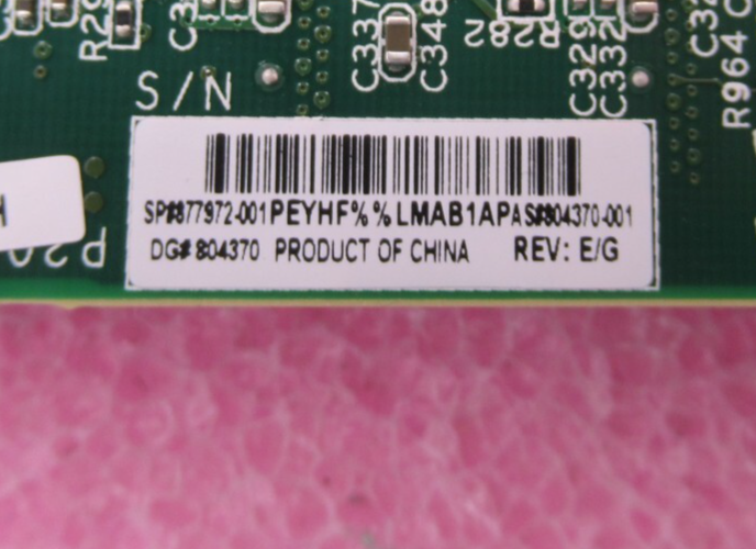 HPE Smart Array P204i-B Sr G10 12G SAS Modular Controller 804367-B21 877972-001