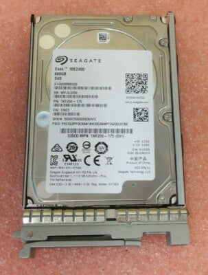 Cisco 600GB SAS 12Gb/s 2.5" 10K Hard Drive HDD UCS-HD600G10KS4K For UCS Servers