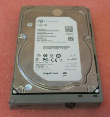 Cisco 4TB SAS 7.2K 3.5" 12G Hard Drives HDD UCS-C3K-HD4TB for UCS C3160 Servers