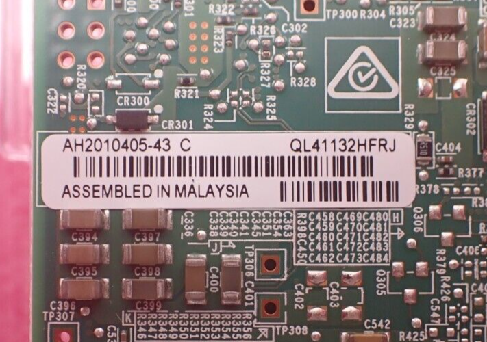 NEW Dell QLogic QL41132HFRJ Dual Port 10GbE RJ45 Base-T Network Adapter NV5DW