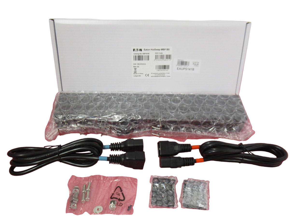 New Eaton MBP3KIB Hotswap MBP BS 3000VA 1U Rackmount Maintenance Bypass Panel