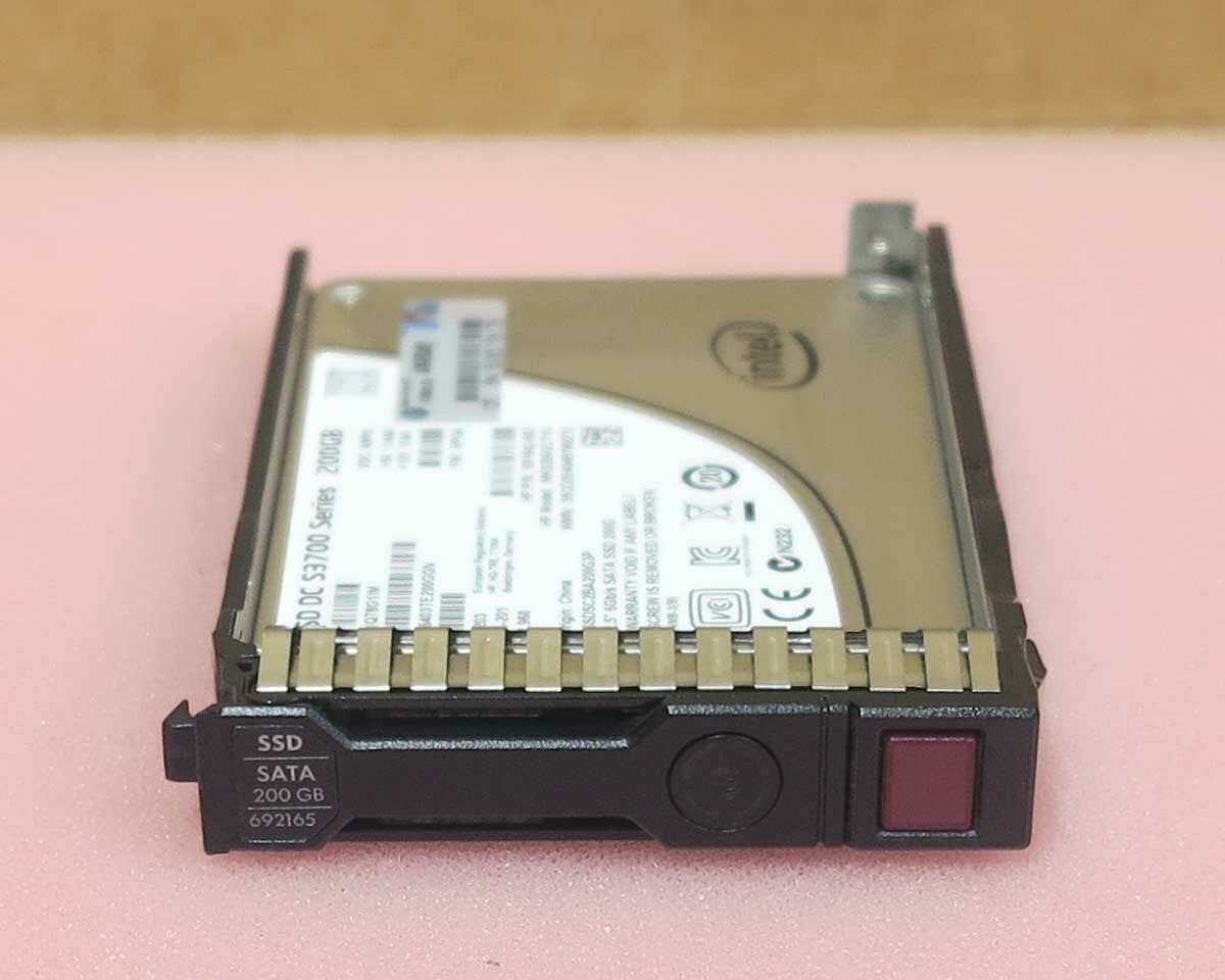 HP 692165-001 200GB 6G SATA SSD HARD DRIVE - 691864-B21, 730053-B21, 730148-001