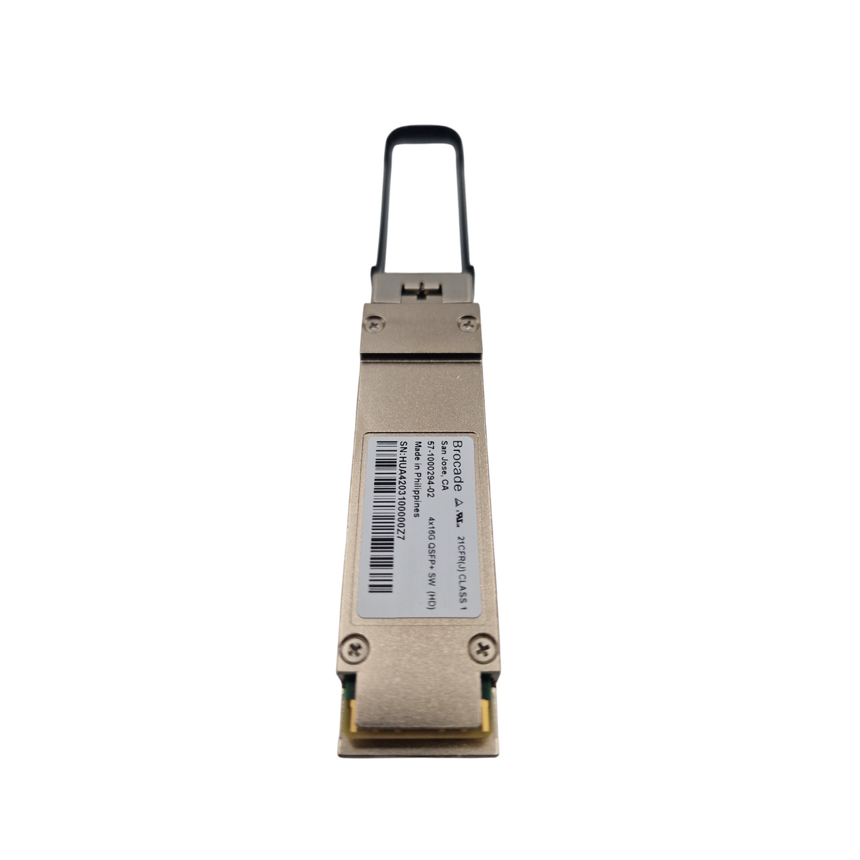 New Brocade XBR-000245 57-1000294-02 4x16G QSFP+ SW Transceiver Module