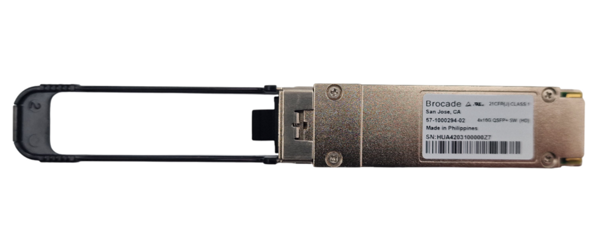 New Brocade XBR-000245 57-1000294-02 4x16G QSFP+ SW Transceiver Module