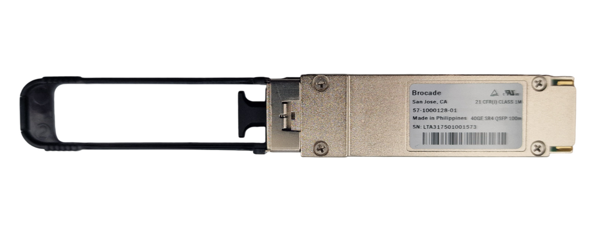 New Brocade 40GBASE-SR4 QSFP+ 100m Transceiver Module 57-1000128-01