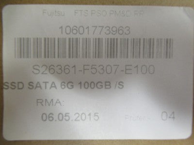 Fujitsu Intel SSD DC S3700 Series 100Gb 2.5" SATA 6GB/s SSD A3C40172821