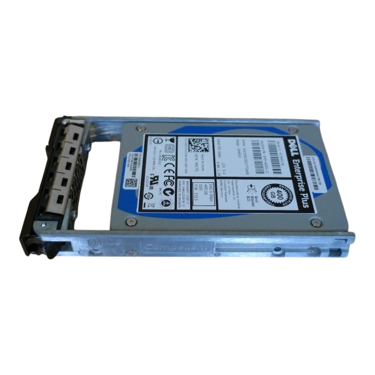 Dell Compellent Enterprise Plus 400GB SAS 6G 2.5" Solid State Drive SSD XRC7G
