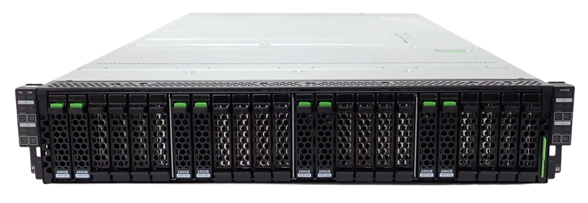 Fujitsu Primergy CX400 M4 + 4x CX2560 M5 2x Gold 6230/256GB/2x240GB Server Node