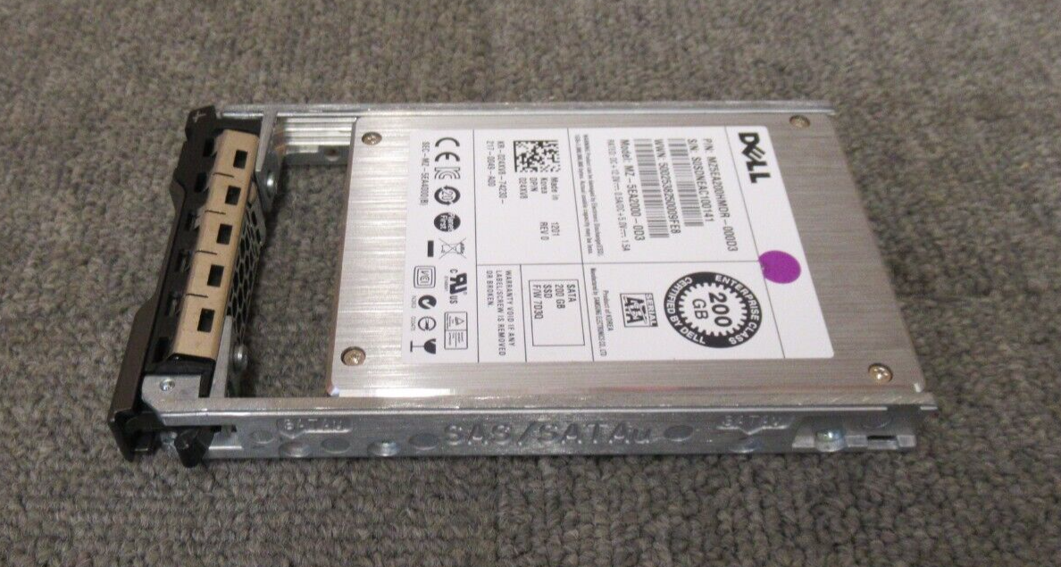 Dell SSD Samsung MZ5EA200HMDR 24XV8 200GB SATA 2.5" Solid State Drive