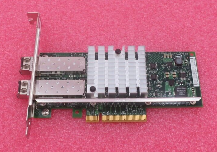 NetApp Intel X520-DA2 Dual Port 10Gb SFP+ PCIe Network Adapter 111-01232 +2x SFP