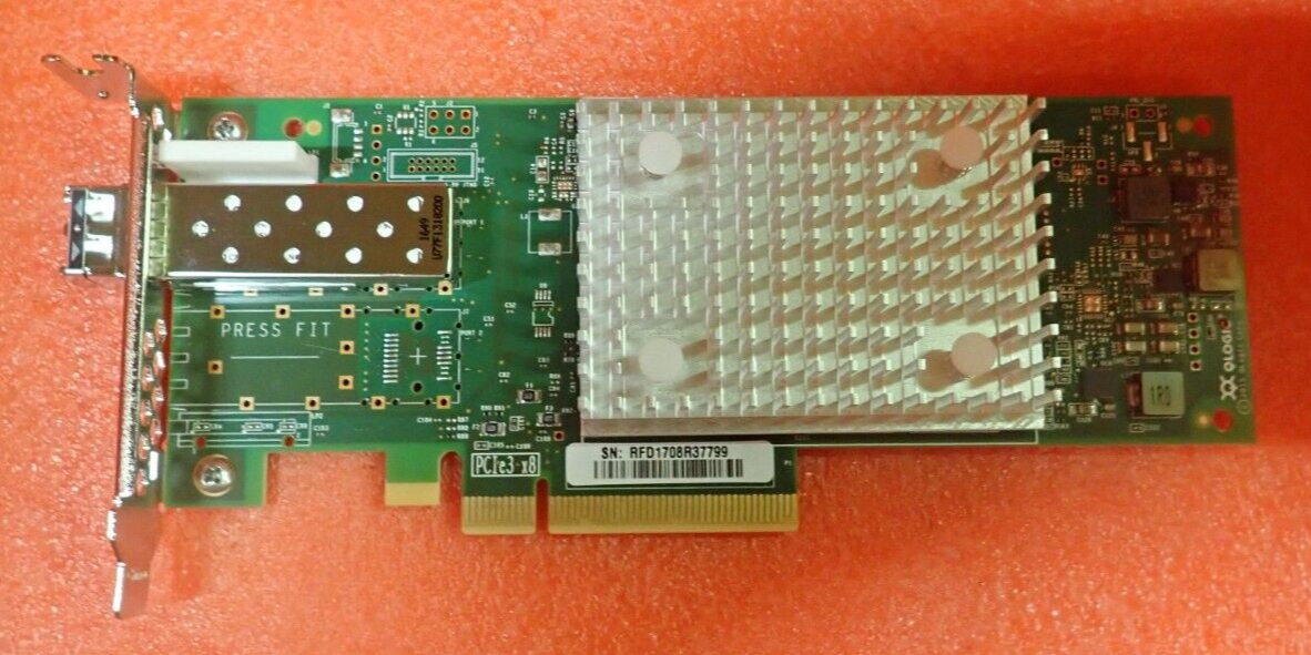 Dell QLogic QLE2690L-DEL 1-Port 16Gb FC SFP+ Host Bus Adapter HBA P3T0T + SFP