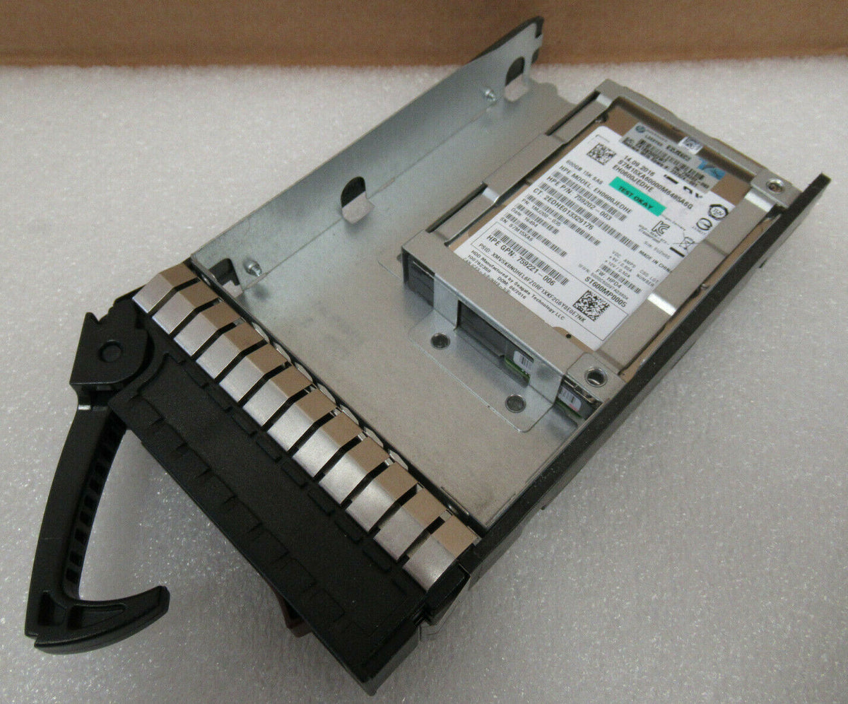 HP 600GB 2.5" SAS 12GB/s 15K Enterprise 12G HDD in 3.5" 737574-001 737396-B21