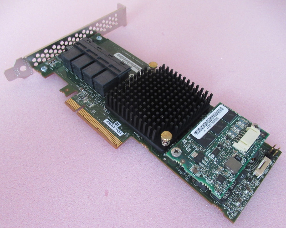 Adaptec ASR-71605 1GB Cache 16-Port 6Gbps Raid Controller + Battery