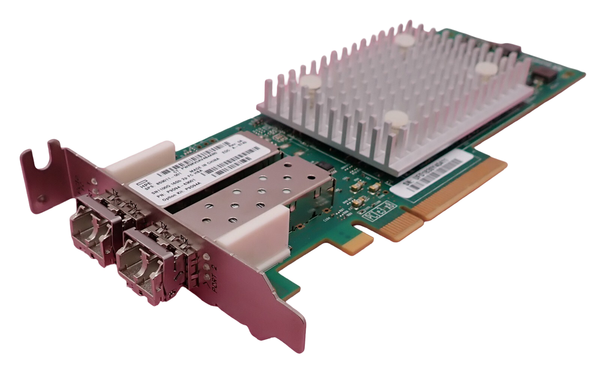 HPE StoreFabric SN1100Q Dual Port 16Gb FC Host Bus Adapter HBA P9D94A 853011-001