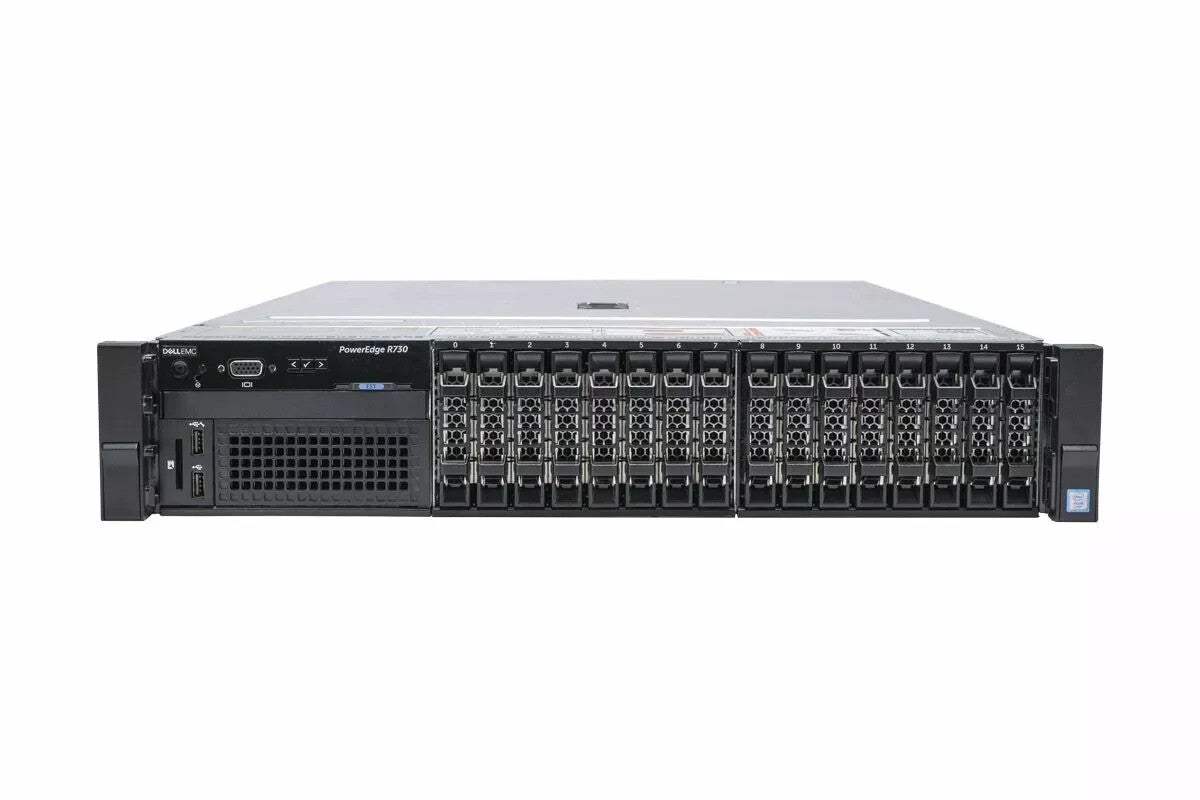 Dell PowerEdge R730 2x Xeon E5-2600v4 24xDIMM H730 16x 2.5" Bay 2U CTO Server